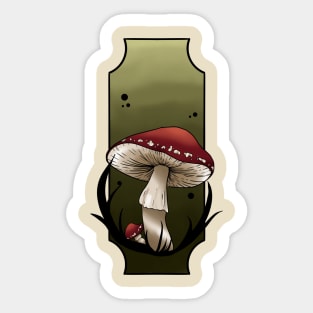 Mushroom Sticker